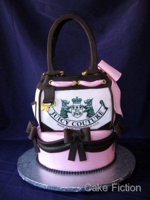Cake Fiction: Juicy Couture Sweet Sixteen Cake with Bows