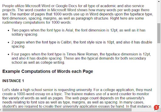 how many pages is 1000 words essay double spaced