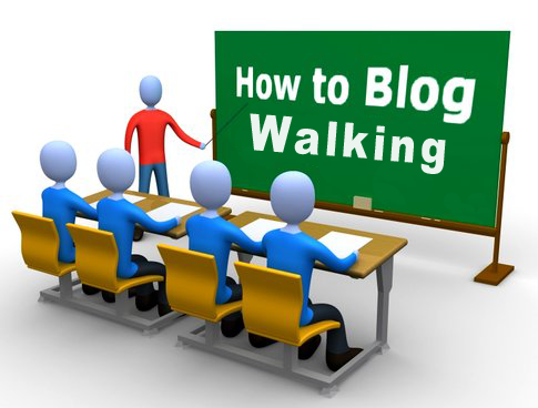 cara blog walking yang paling efektif