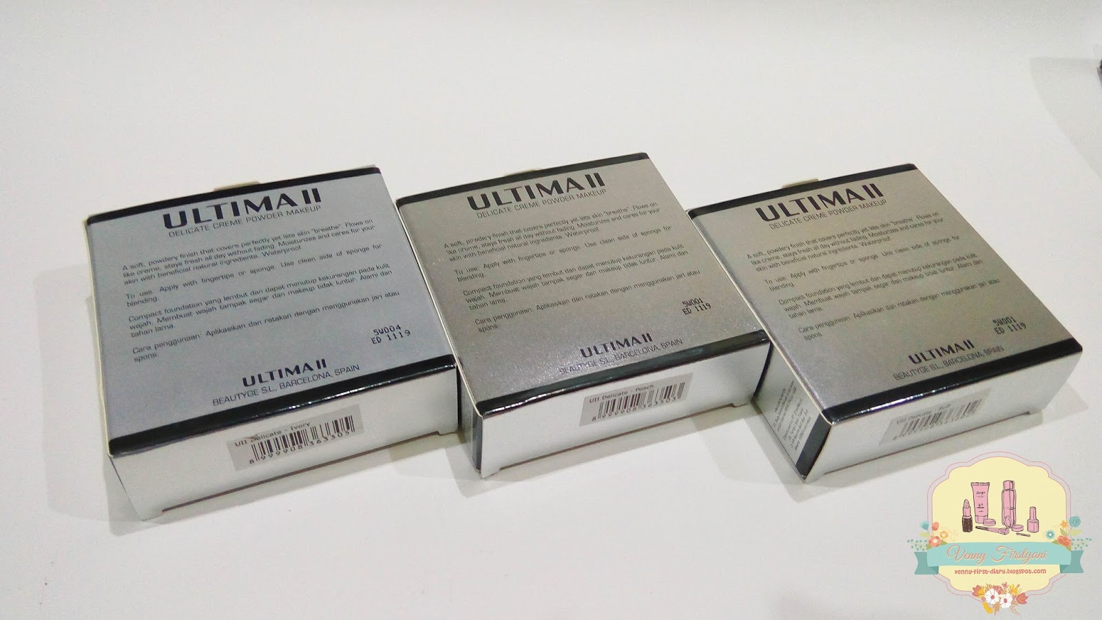 REVIEW : DYNAMIC DUO - ULTIMA II Delicate Creme Make Up 