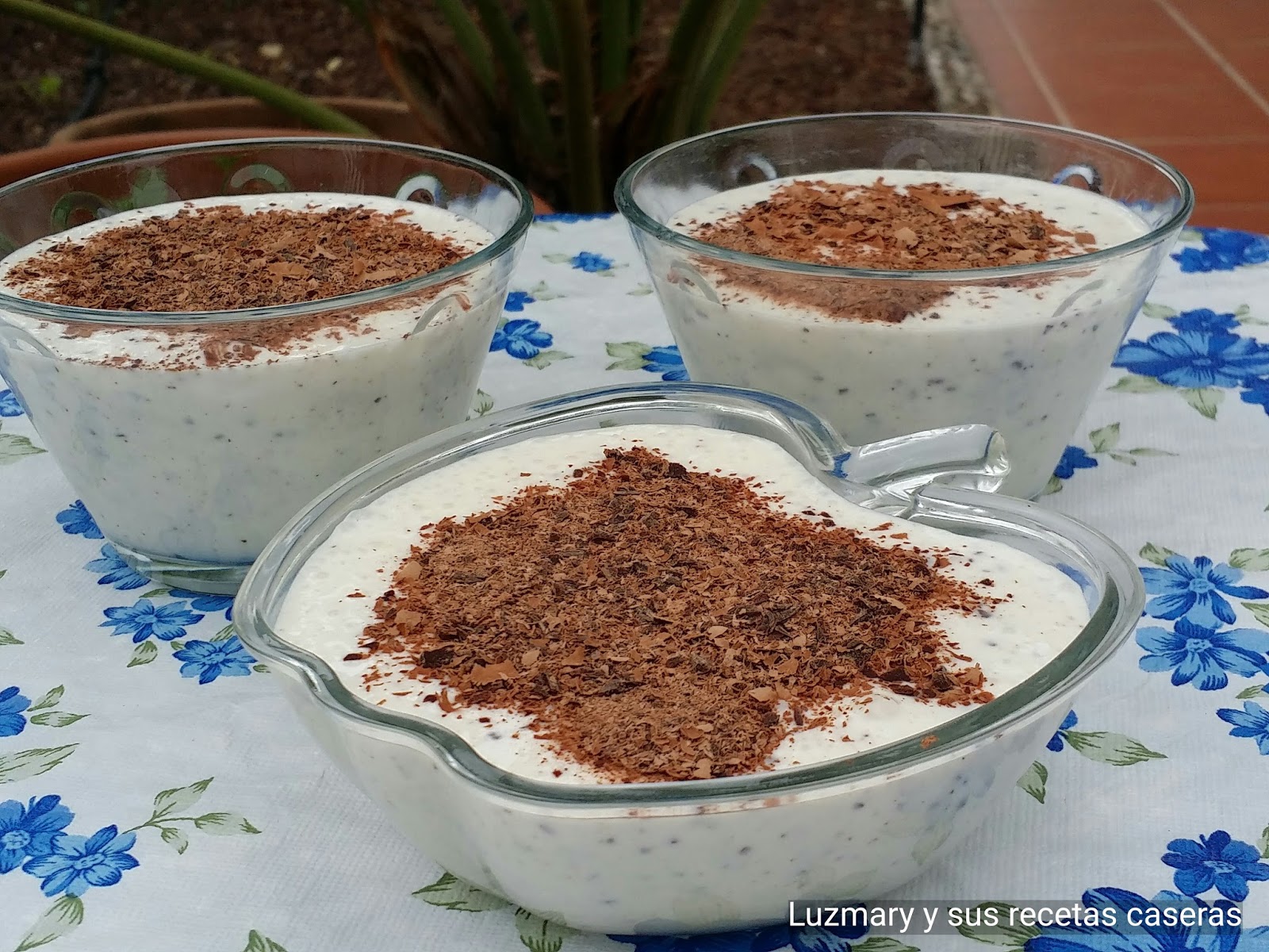 Luzmary y sus recetas caseras POSTRE DE YOGUR GRIEGO DE STRACCIATELLA