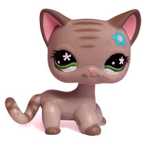 Littlest Pet Shop 3-pack Scenery Cat Shorthair (#483) Pet