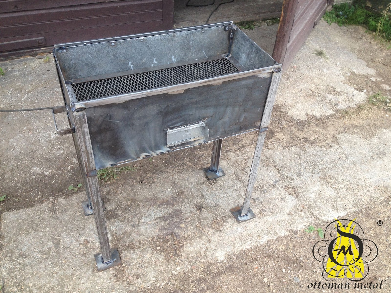 Wrought iron barbecue grillWrought iron metal Latvia