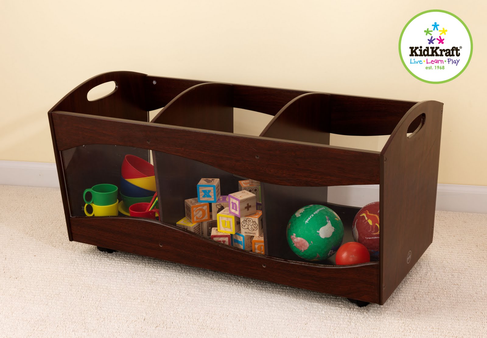 KidKraft Toys & Furniture See Thru Bins in Espresso