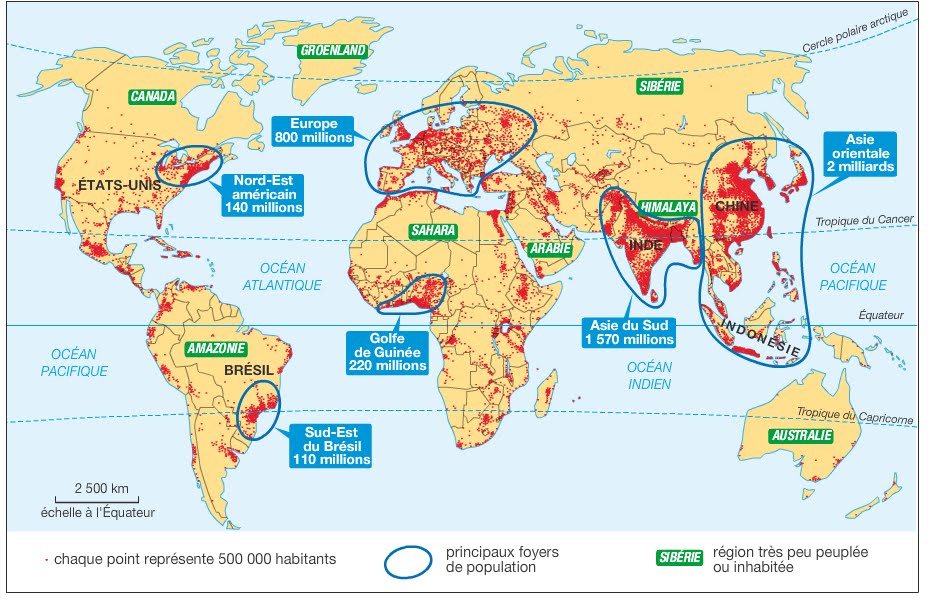 HISTGEOIB RACHID EL KHARROUBI Les grands foyers de peuplement التجمعات