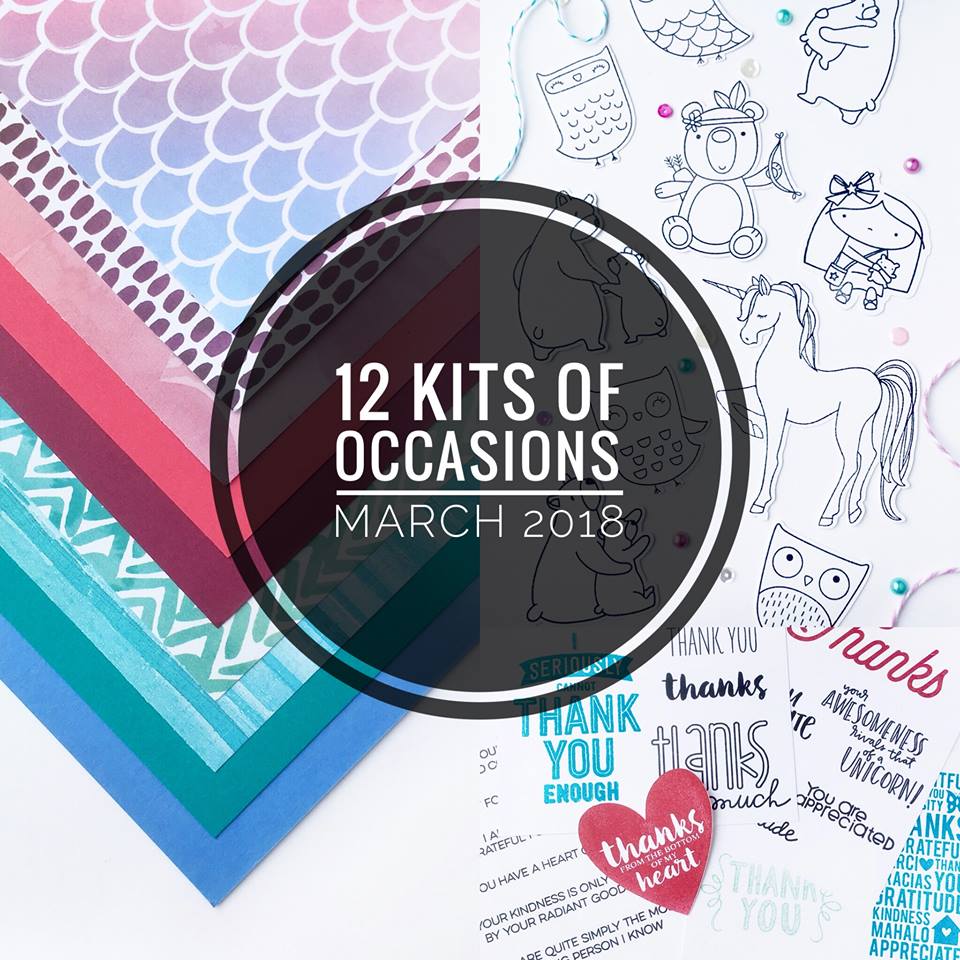 Crafting While I Wait 12 Kits of Occasion March