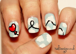 balloon nail heart pictorial