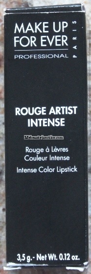 Make Up For Ever Rouge Artist Intense Lipstick #29 Satin Rosewood review, swatch, photos