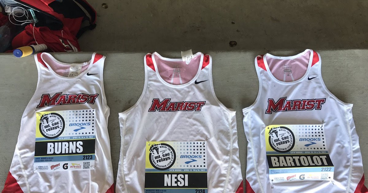 Marist Running Mt. SAC Relays Results, with splits