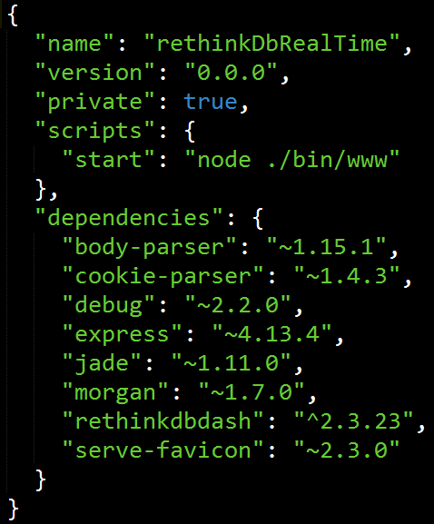 package.json caret meaning