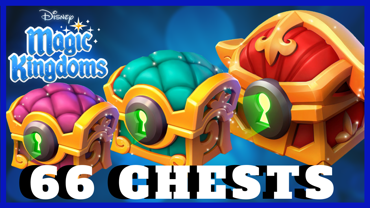 Swirly Pops OPENING 50+ CHESTS! Disney Magic Kingdoms Gameplay