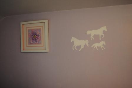 horse border wallpaper. I used an old horse wallpaper