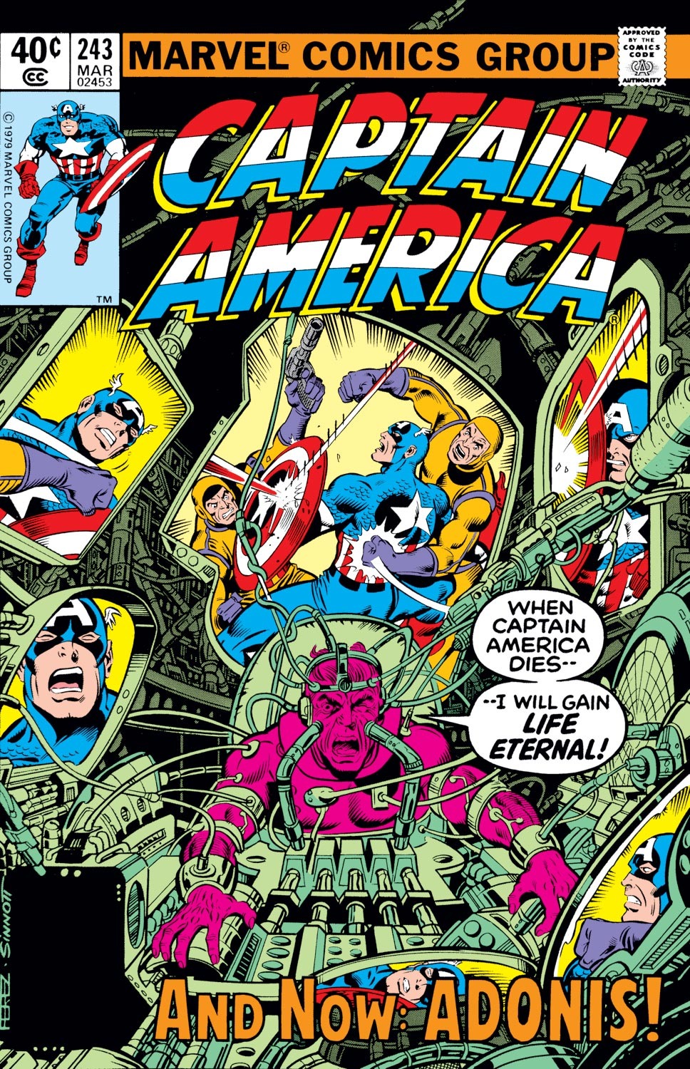 Read online Captain America (1968) comic - Issue #243 - 1