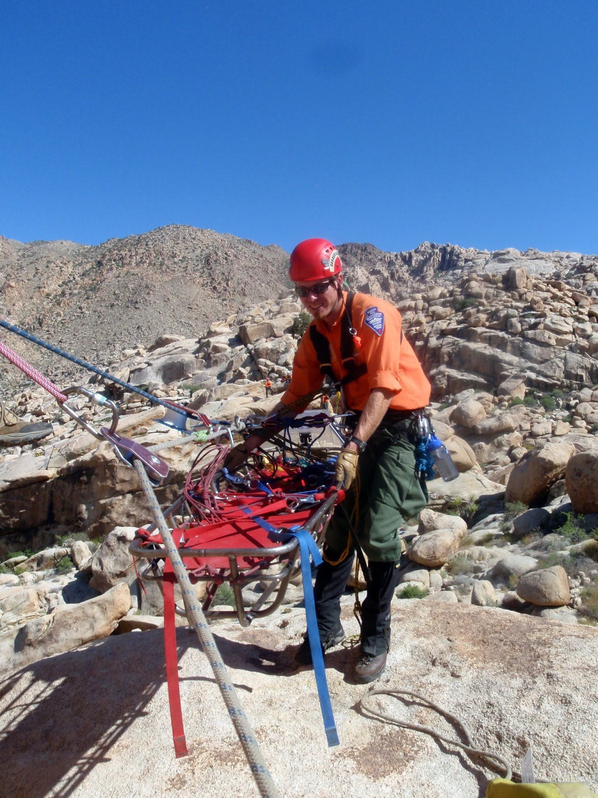 San Bernardino Cave and Technical Rescue Team: Rope Rescue Training in ...