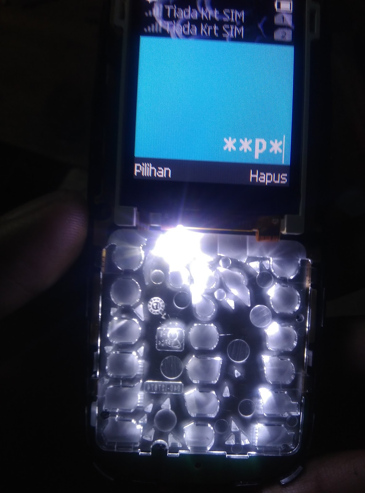 Solusi Tombol Bintang Mencet Sendiri Nokia 105 TA1034
