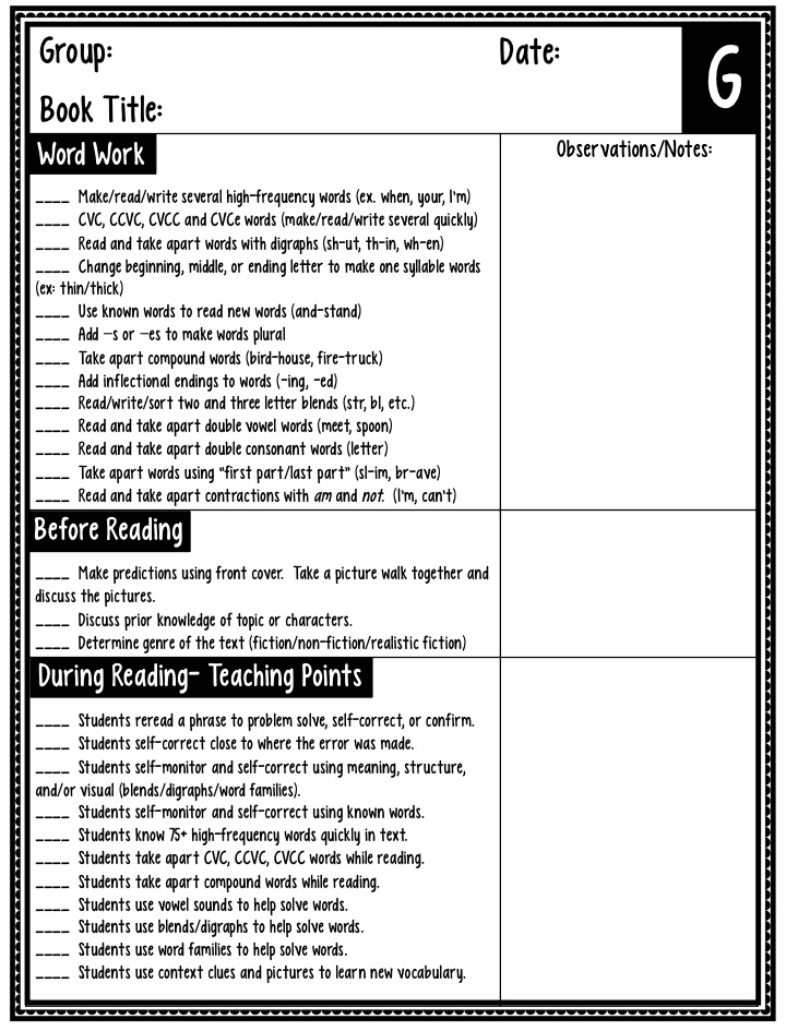 Guided Reading for Primary Grades {with a FREEBIE} JD's Rockin' Readers