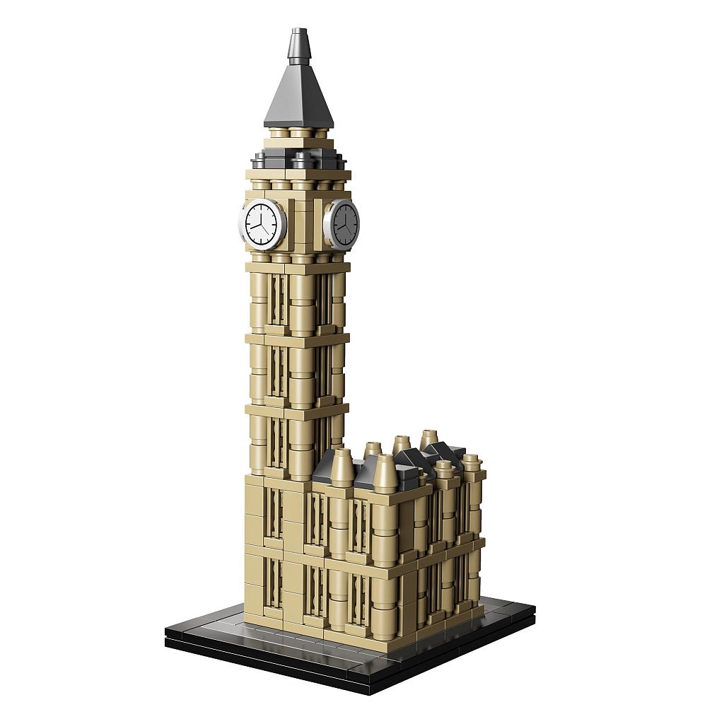 LEGO LEGOS LEGOES Architecture Big Ben London UK Item 21013 346 Pcs 12
