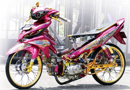 Modifikasi Jupiter Z Racing Look