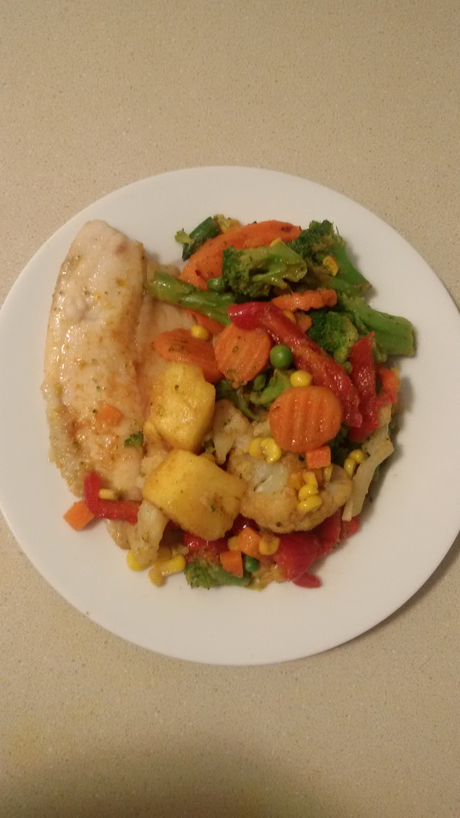 My healthy easy tilapia recipe