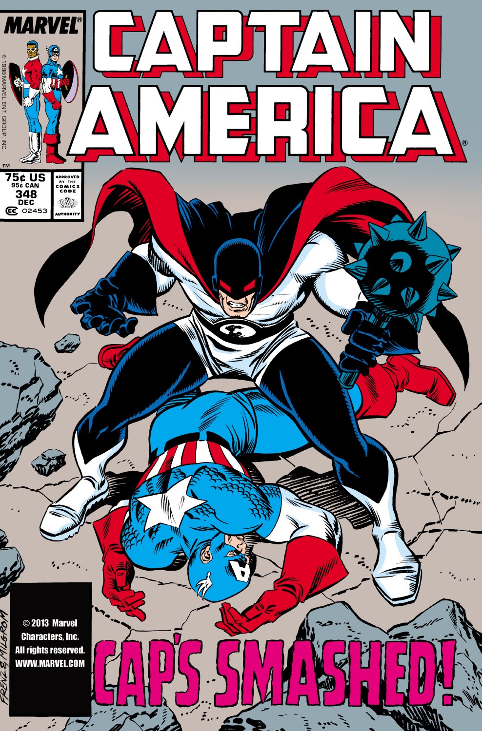 Read online Captain America (1968) comic -  Issue #348 - 1