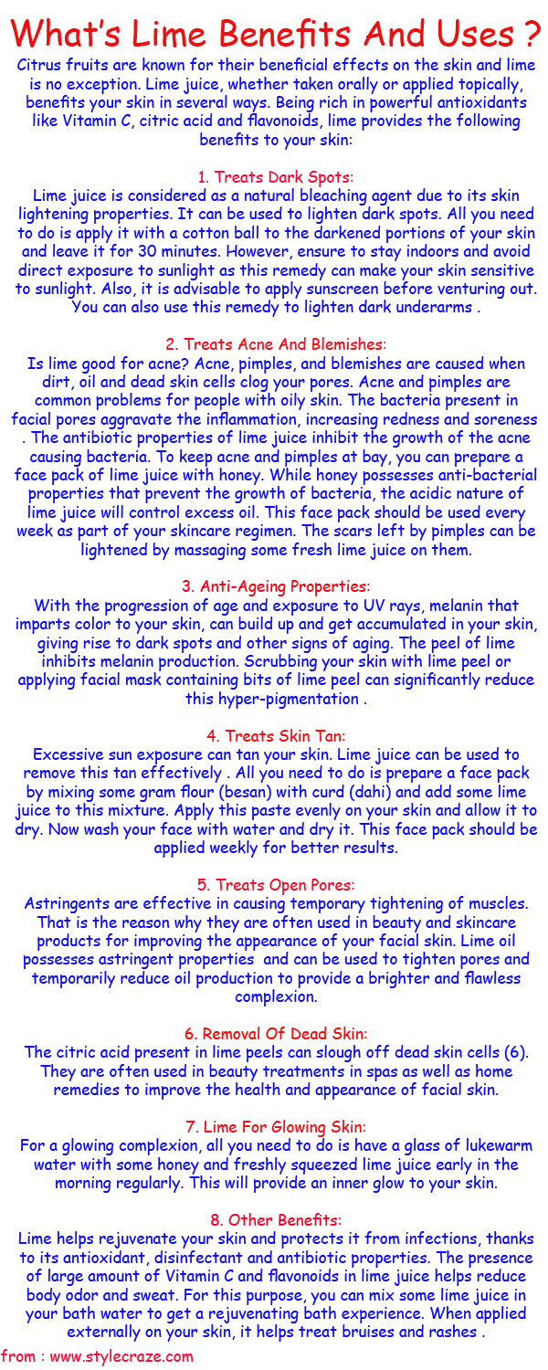 Lime for acne The truth about it