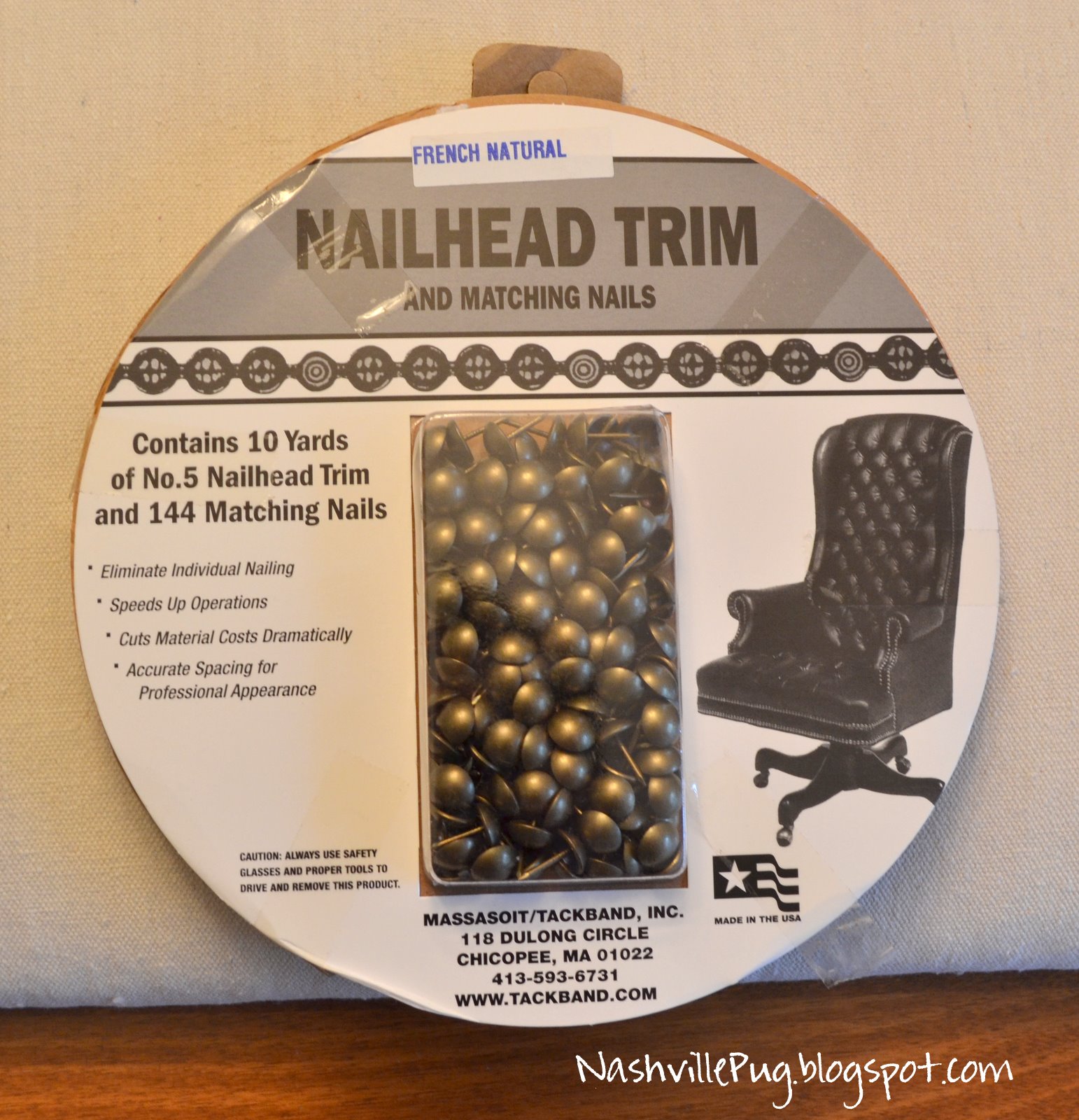 517 creations guest post Nailhead Headboard