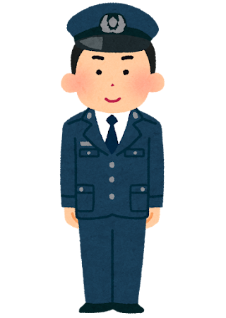 刑務官のイラスト(男性)
