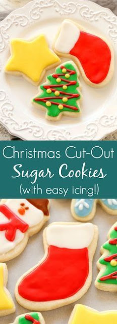 SOFT CHRISTMAS CUT-OUT SUGAR COOKIES SOFT CHRISTMAS CUT-OUT SUGAR COOKIES