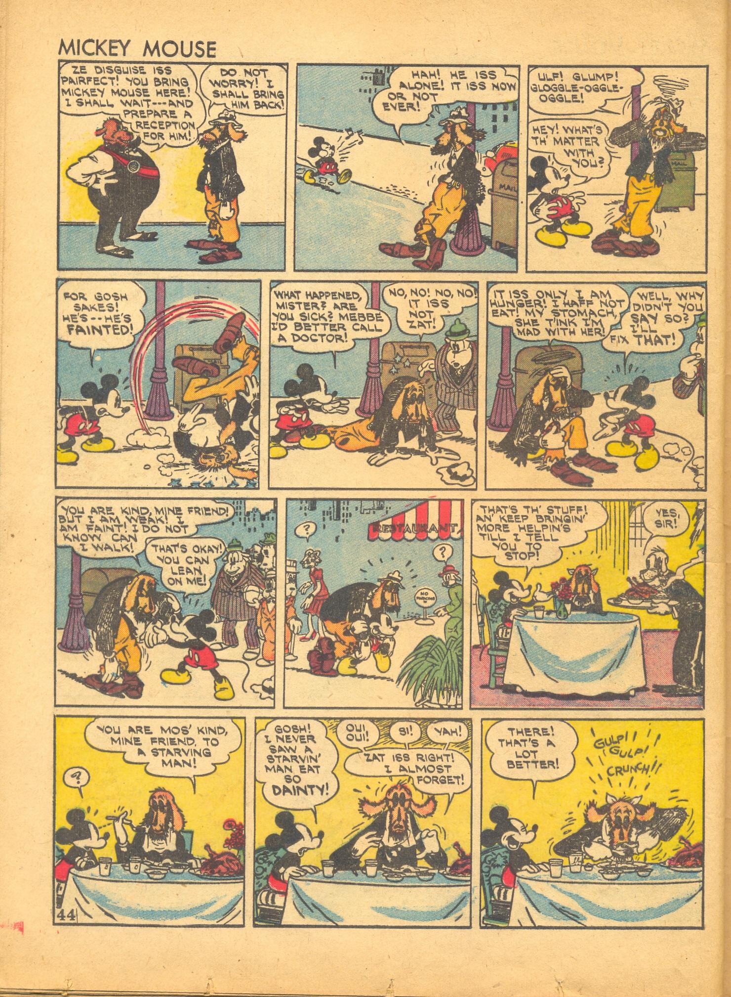 Read online Walt Disney's Comics and Stories comic -  Issue #6 - 46