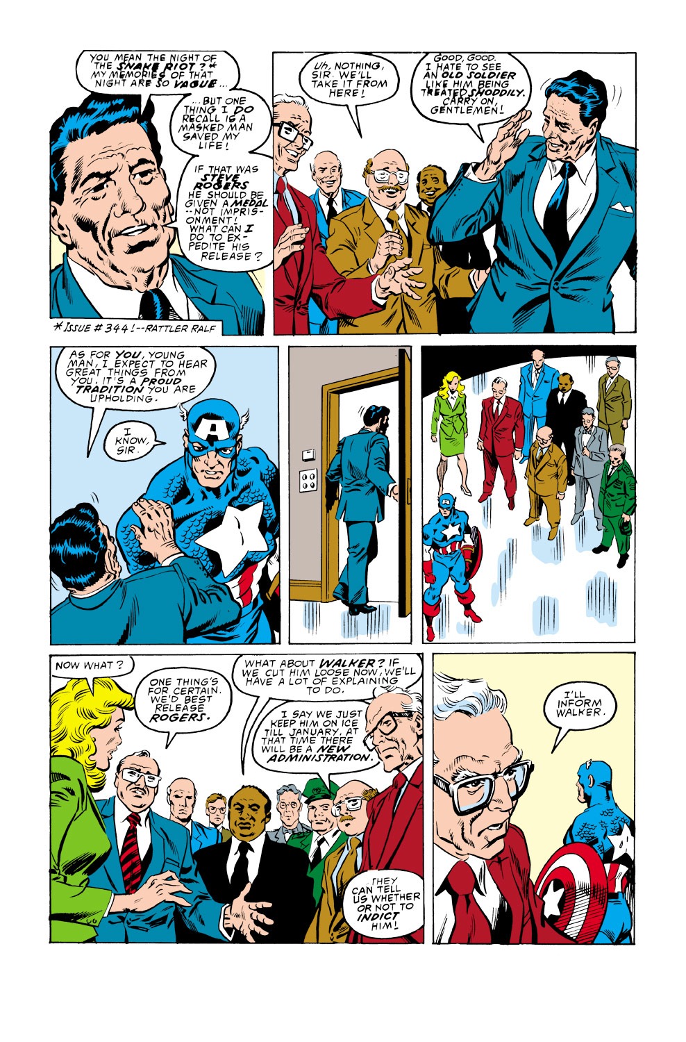 Read online Captain America (1968) comic - Issue #348 - 8
