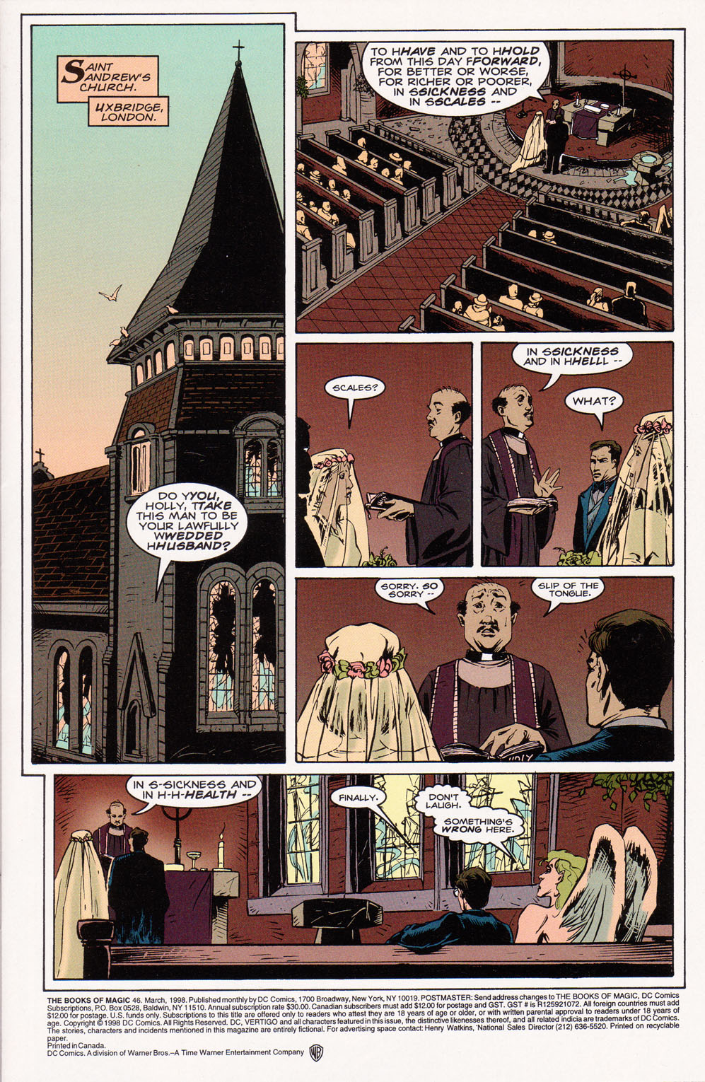 Read online The Books of Magic comic -  Issue #46 - 2