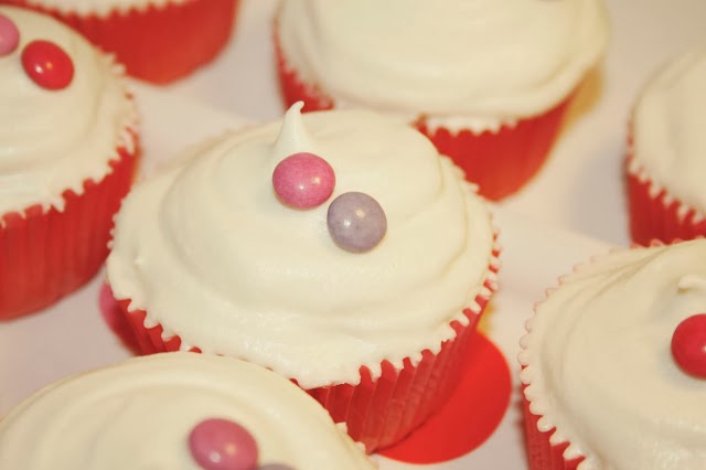 cupcake de queso y fresa