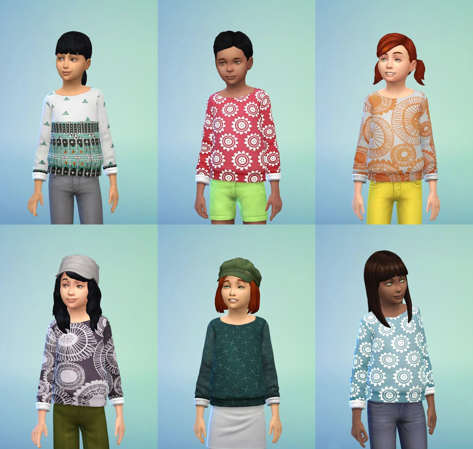 kids clothes cc the sims 4