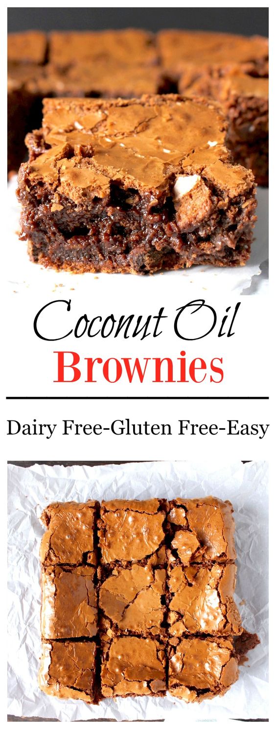 Coconut Oil Brownies Recipe Girls Dishes