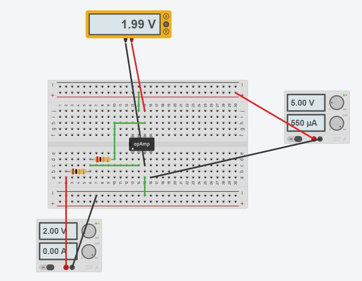 Mt. Sac Engineering 44 Lab for David Pardo 10/3/17 Inverting op Amp