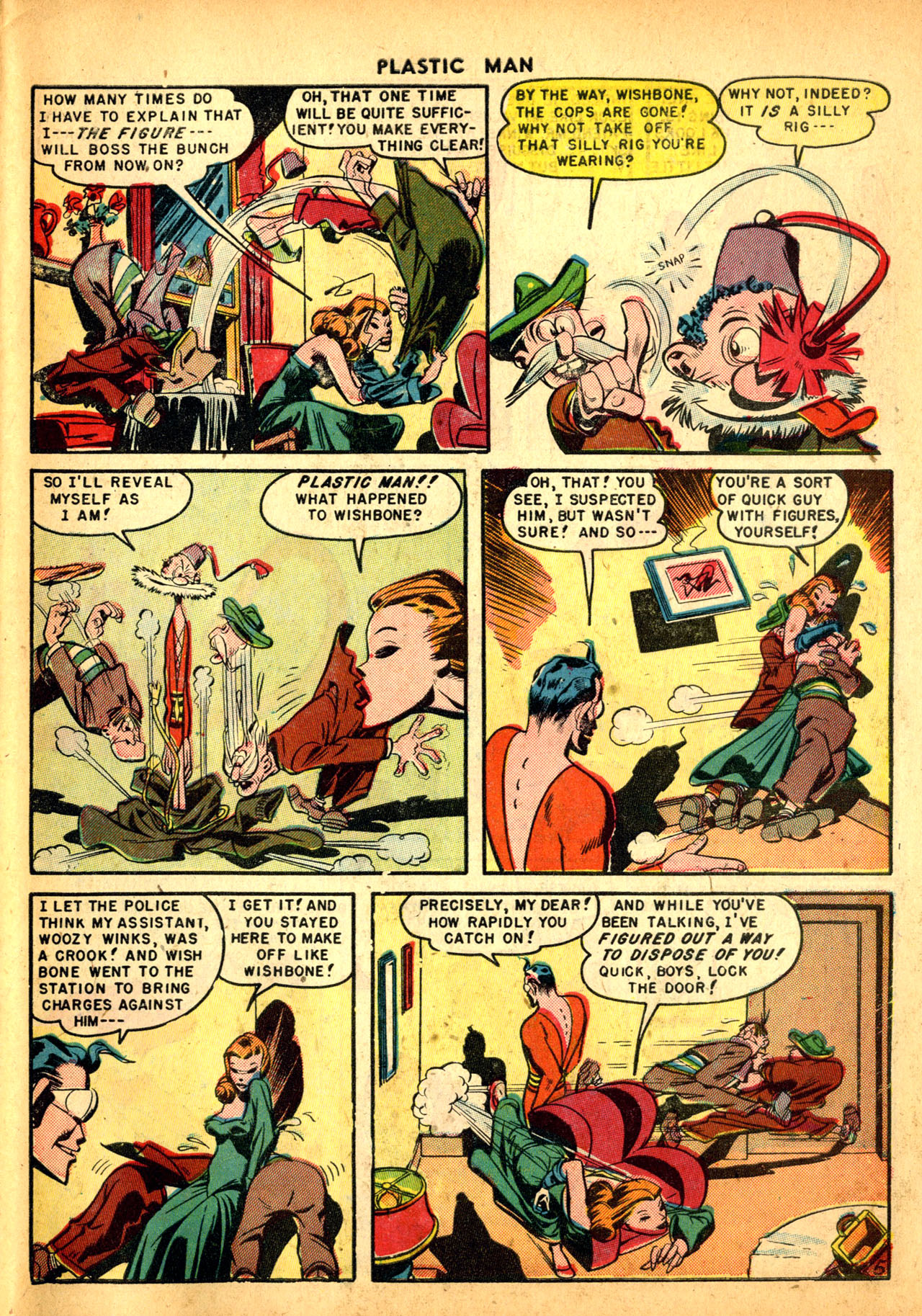 Read online Plastic Man (1943) comic -  Issue #23 - 31