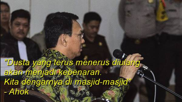 Gak Ngaku Salah, Ahok Malah Tuding Masjid Sebarkan Kabar Bohong