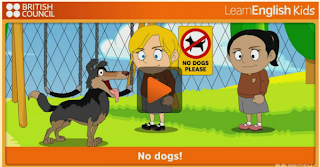 http://learnenglishkids.britishcouncil.org/en/short-stories/no-dogs