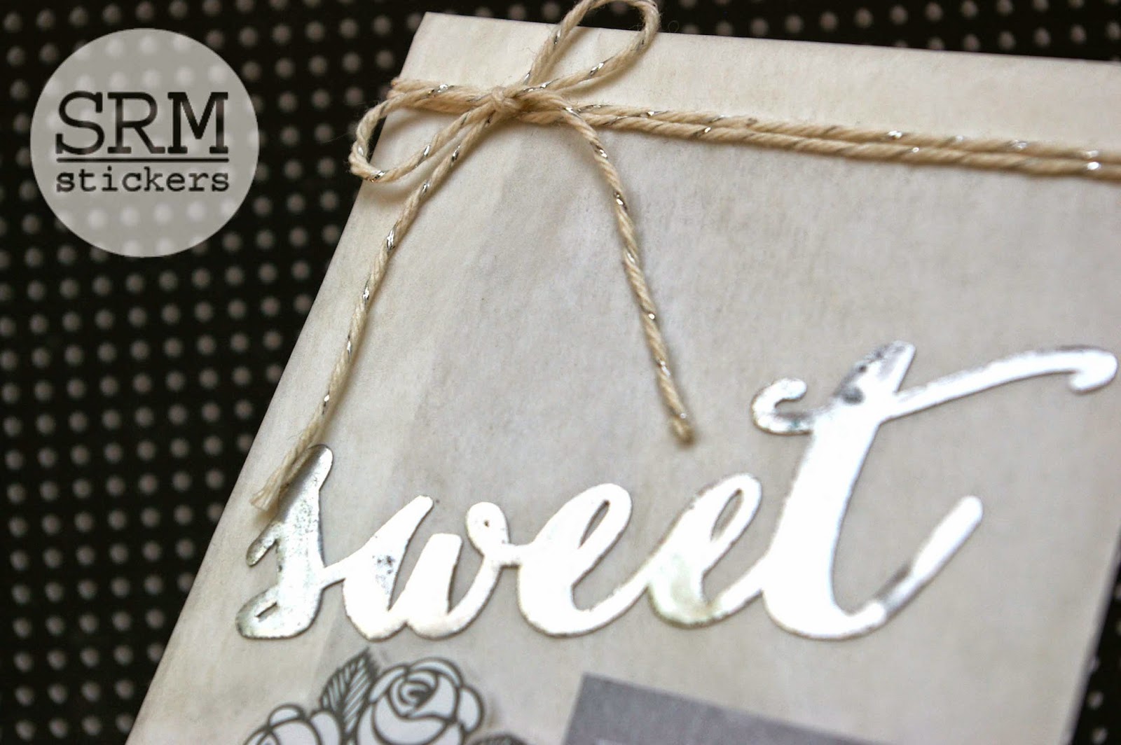 SRM Stickers Blog - Sweet Love Wedding Gift by Lorena - #glassinebag #shimmertwine #twine #stickers