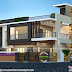  3 BHK, 3080 sq.ft beautiful modern contemporary home design
