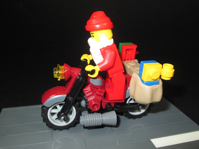 MOC LEGO Chegada do Pai Natal
