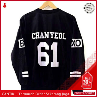 FNC122S26 Sweater Chanyeol Exo 61 Wanita Hitam Baby Serba 40 Ribuan