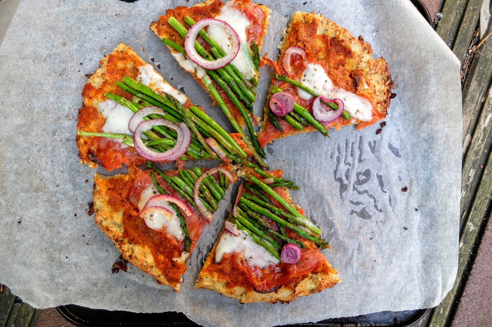 Cauliflower Crust Pizza Raw Rhubarb Fit Food and Recipes