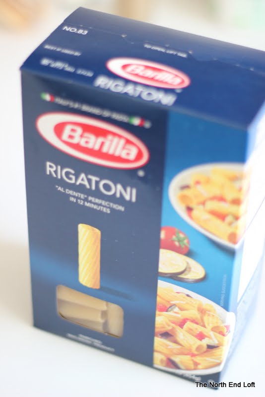 The North End Loft: Pasta and Shrimp in Tomato Cream Sauce