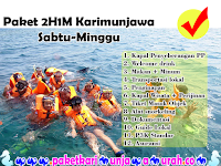 Paket 2H1M Karimunjawa Paling Laris Hari Sabtu-Minggu Paket 2H1M Karimunjawa Paling Laris Hari Sabtu-Minggu