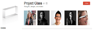 Google + page for Google glass project