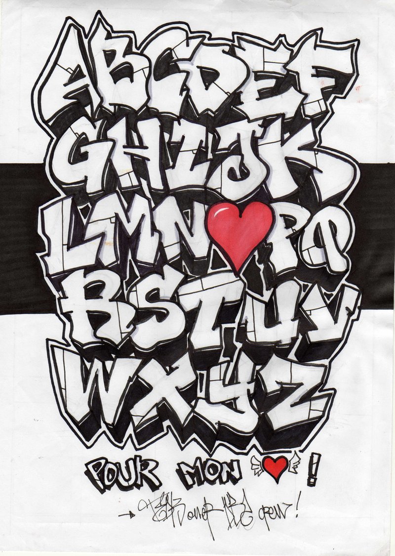 Daniel Radcliffes Graffiti Letters Love