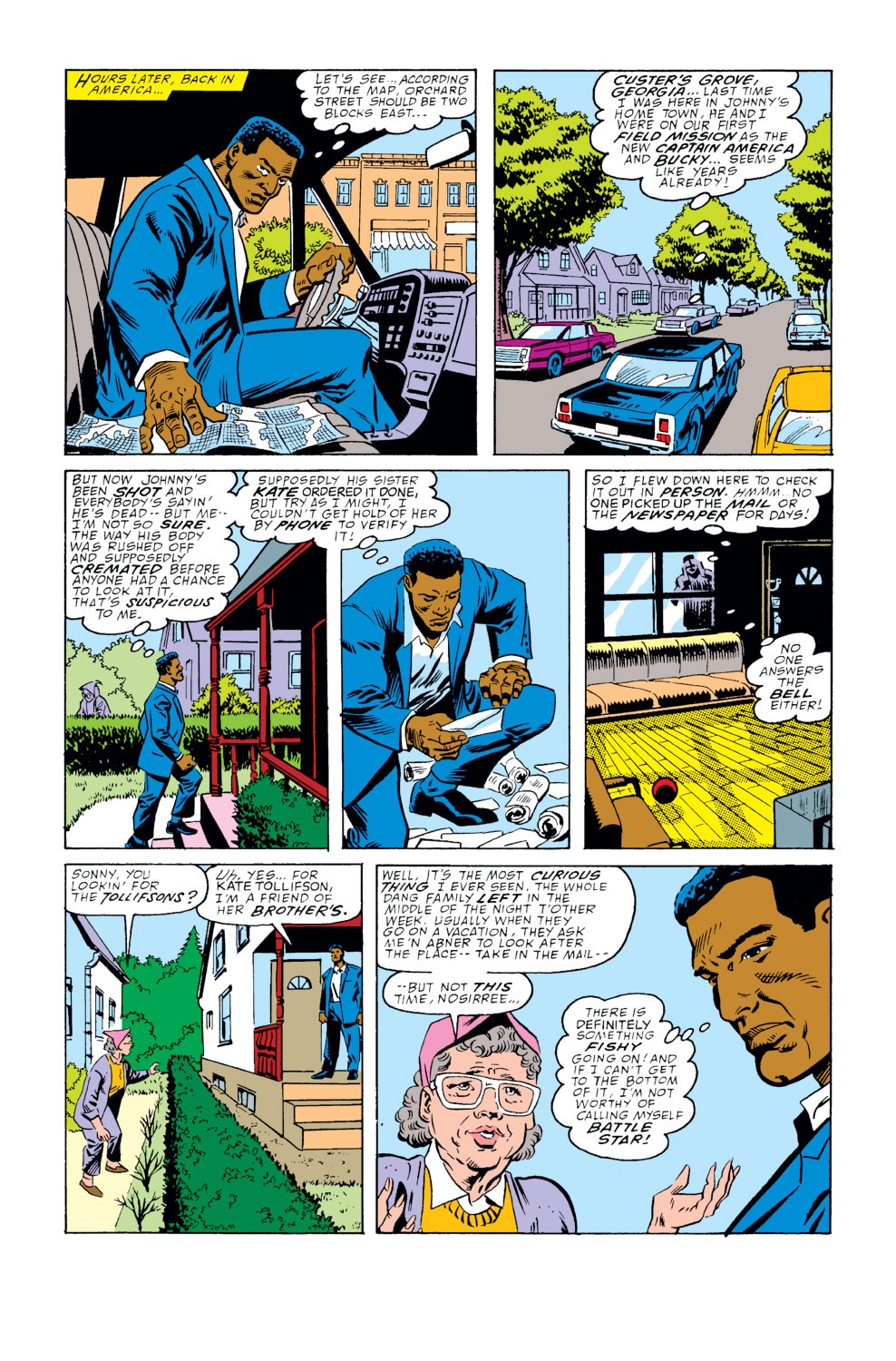 Read online Captain America (1968) comic -  Issue #353 - 10