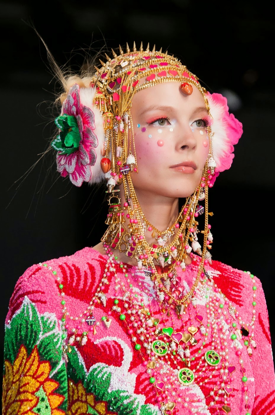 Fashion Runway | Manish Arora Fashion and Makeup artist Fall 2014 Paris ...