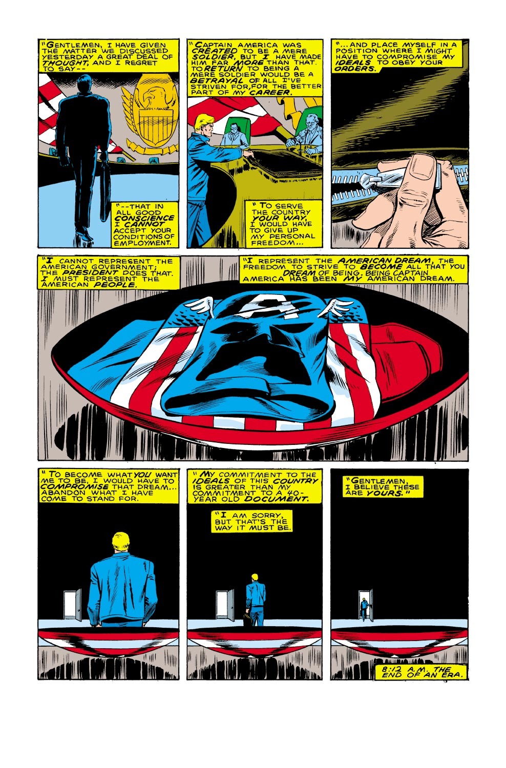 Read online Captain America (1968) comic -  Issue #332 - 24